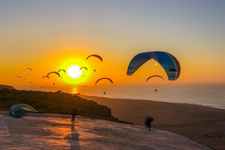 Agadir Parasailing Experience - Aerial Views of the Coast