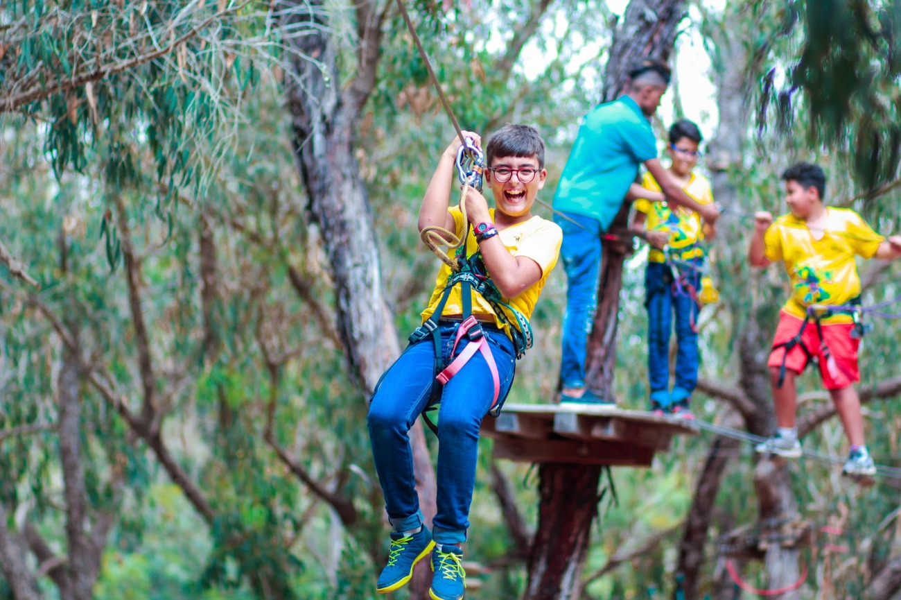 Souss Park Agadir: Family Tree-Top Adventure Course with Zip Lines & Hotel Transfer (3 Hours)
